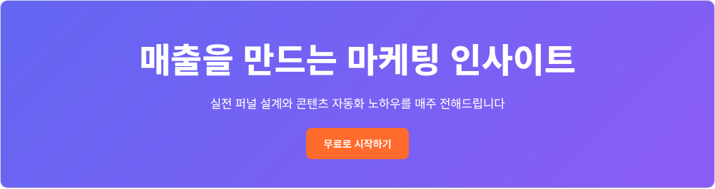 CTA 버튼 색상을 주황색으로 지정한 인트로 미리보기